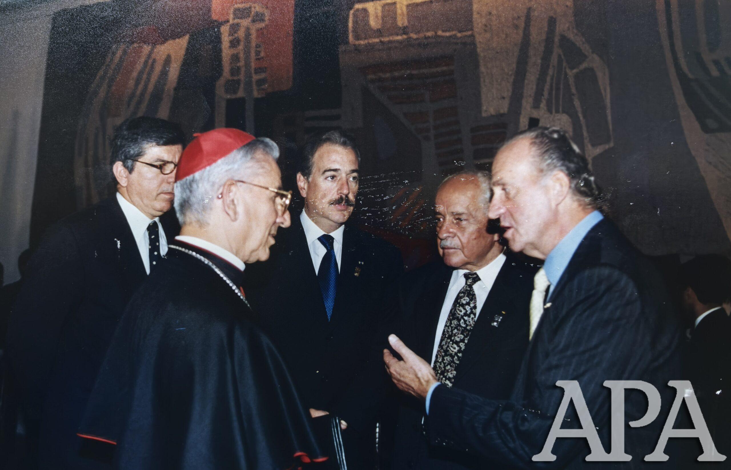 Cesar Banzer Reunión con el Rey de España, Juan Carlos I, Presidente Hugo Banzer, el ...