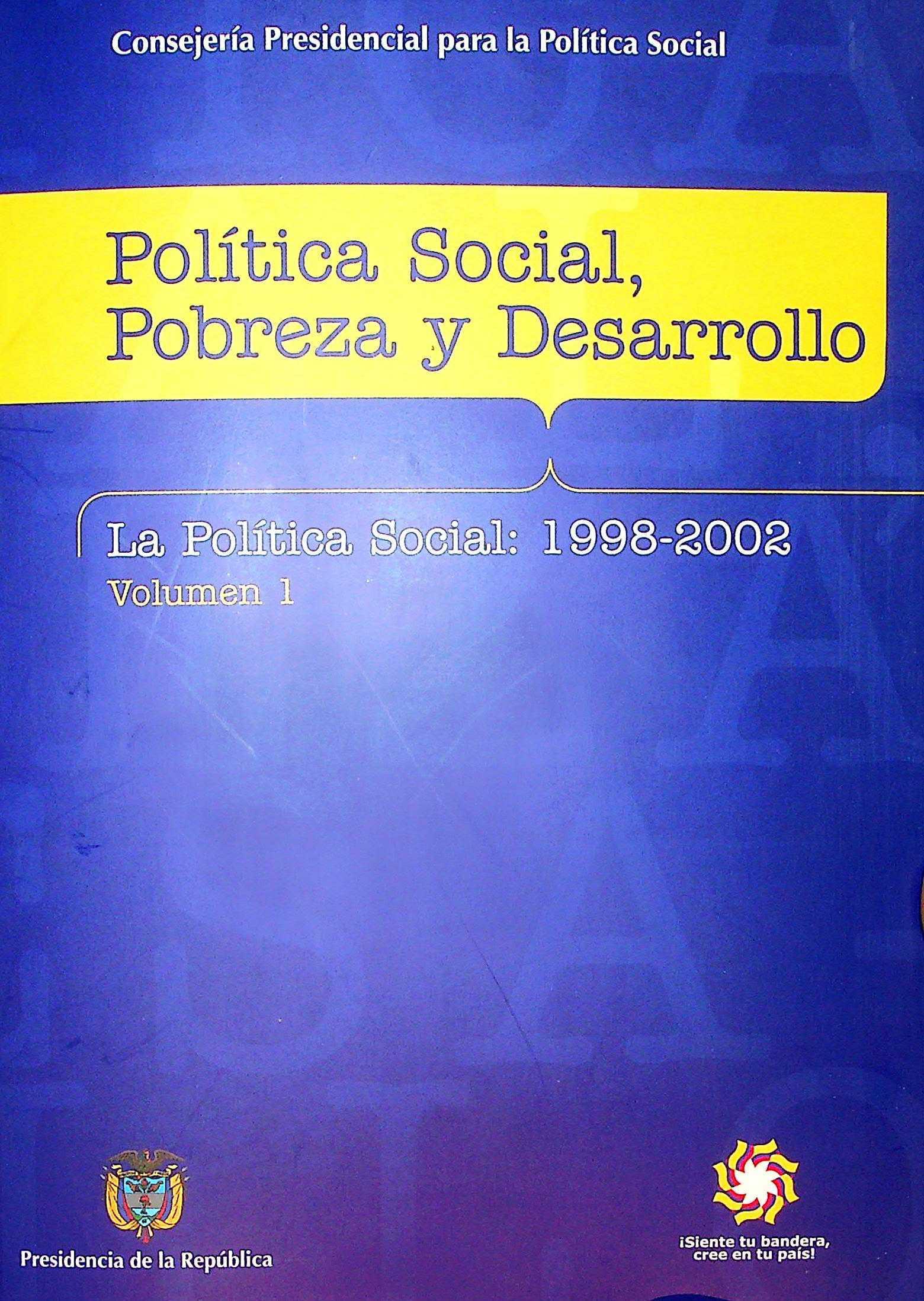 Portada Libro Política Social, Pobreza y Desarrollo
